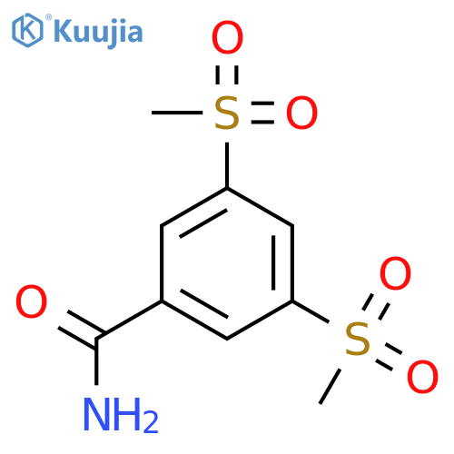 3,5-Bis(methylsulfonyl)benzamide structure