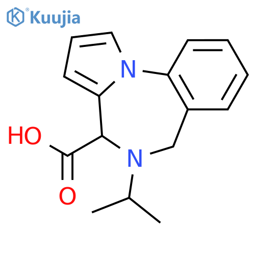 5-Isopropyl-5,6-dihydro-4H-pyrrolo1,2-a1,4-benzodiazepine-4-carboxylic Acid structure
