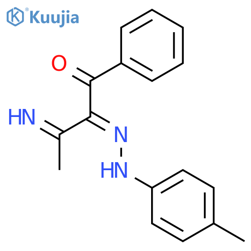 1,2-Butanedione, 3-imino-1-phenyl-, 2-[(4-methylphenyl)hydrazone] structure