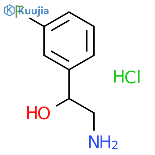 2-Amino-1-(3-fluorophenyl)ethanol hydrochloride structure