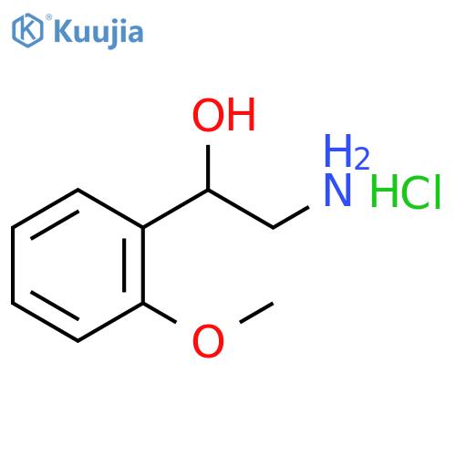 Benzenemethanol, a-(aminomethyl)-2-methoxy-,hydrochloride (1:1) structure