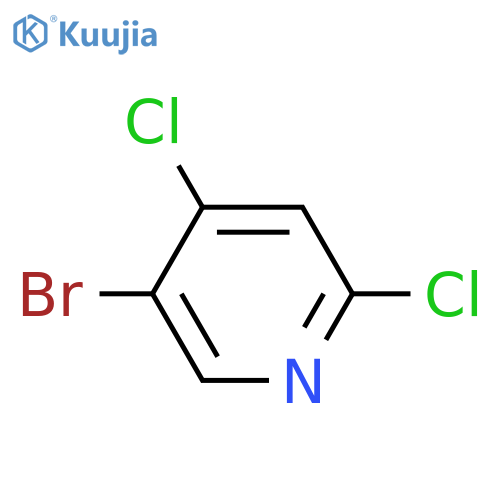 5-Bromo-2,4-dichloropyridine structure