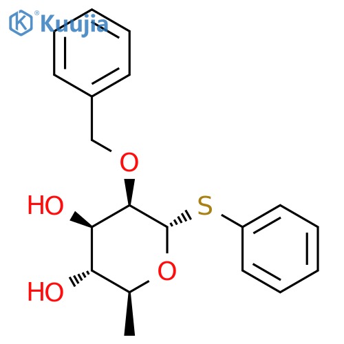 Phenyl-α-O-benzyl-1-thio-α-L-rhamnopyranoside structure