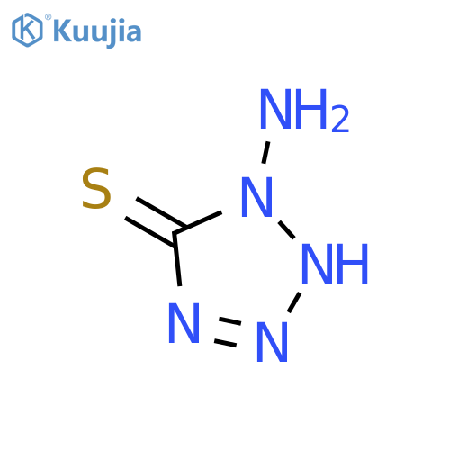 1-amino-1,2-dihydro-5h-tetrazole-5-thione structure