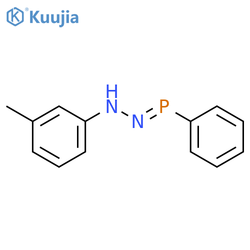 HYDRAZINE, (3-METHYLPHENYL)(PHENYLPHOSPHINIDENE)- structure