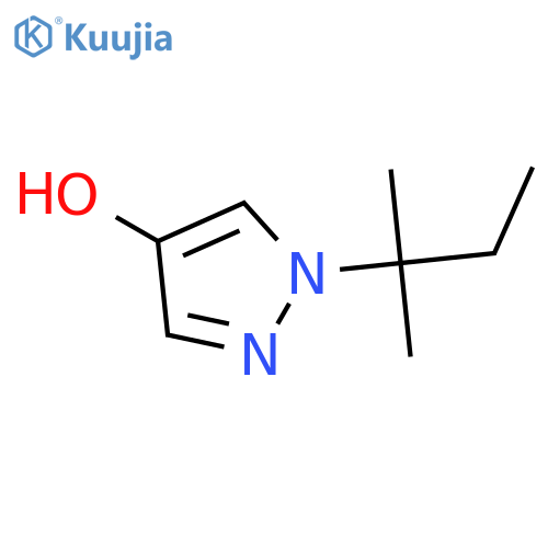 1H-Pyrazol-4-ol, 1-(1,1-dimethylpropyl)- structure