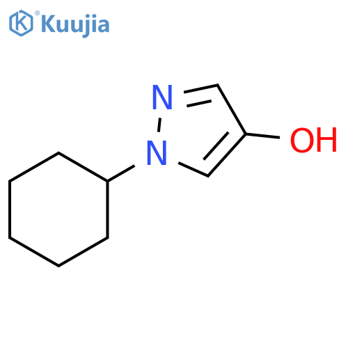1-Cyclohexyl-1H-pyrazol-4-ol structure