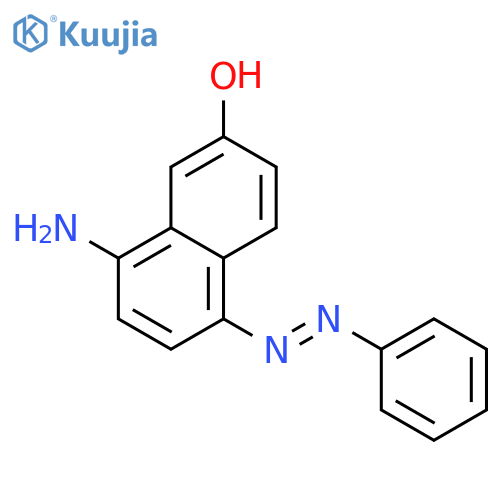 2-Naphthalenol,8-amino-5-(2-phenyldiazenyl)- structure