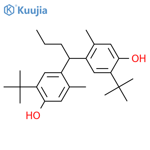 4,4'-(Butane-1,1-diyl)bis(2-(tert-butyl)-5-methylphenol) structure