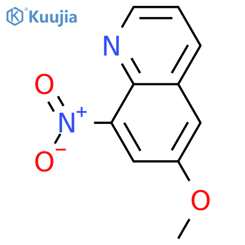 6-Methoxy-8-nitroquinoline structure