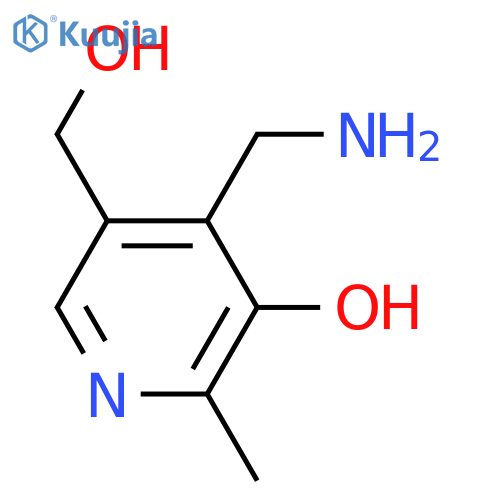 4-(Aminomethyl)-5-(hydroxymethyl)-2-methylpyridin-3-ol structure