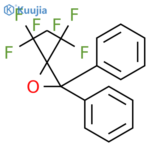 OXIRANE, 2,2-DIPHENYL-3,3-BIS(TRIFLUOROMETHYL)- structure
