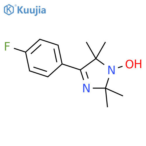 1H-Imidazol-1-yloxy, 4-(4-fluorophenyl)-2,5-dihydro-2,2,5,5-tetramethyl- structure