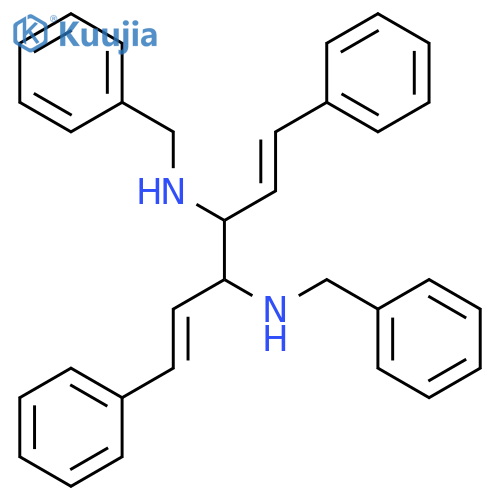 1,5-Hexadiene-3,4-diamine, 1,6-diphenyl-N,N'-bis(phenylmethyl)- structure