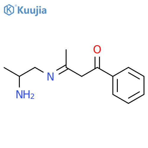 1-Butanone, 3-[(2-aminopropyl)imino]-1-phenyl- structure