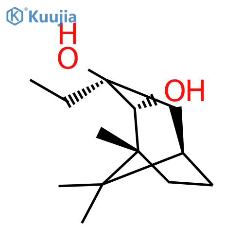 Bicyclo[3.2.1]octane-2,3-diol, 3-ethyl-1,8,8-trimethyl-, (1R,2R,3S,5R)- structure