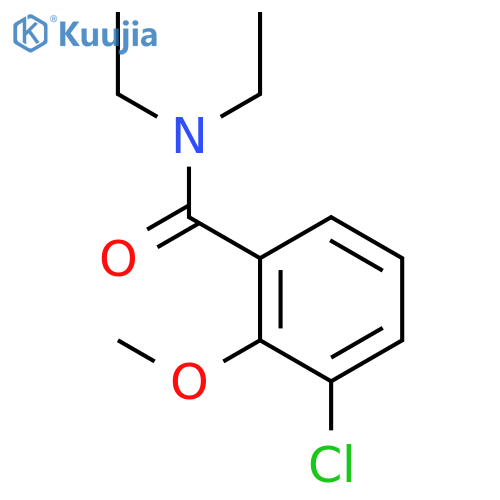 BENZAMIDE, 3-CHLORO-N,N-DIETHYL-2-METHOXY- structure