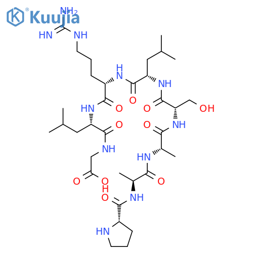 GLYCINE, L-PROLYL-L-ALANYL-L-ALANYL-L-SERYL-L-LEUCYL-L-ARGINYL-L-LEUCYL- structure