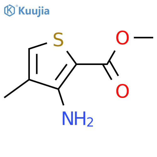methyl 3-amino-4-methyl-thiophene-2-carboxylate structure