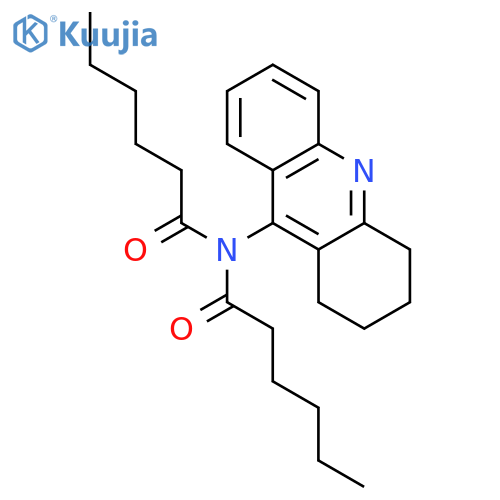 HEXANAMIDE, N-(1-OXOHEXYL)-N-(1,2,3,4-TETRAHYDRO-9-ACRIDINYL)- structure
