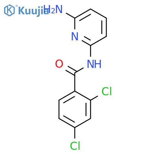 BENZAMIDE, N-(6-AMINO-2-PYRIDINYL)-2,4-DICHLORO- structure