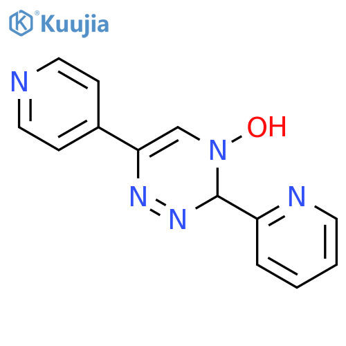 1,2,4-Triazine, 3,4-dihydro-4-hydroxy-3-(2-pyridinyl)-6-(4-pyridinyl)- structure