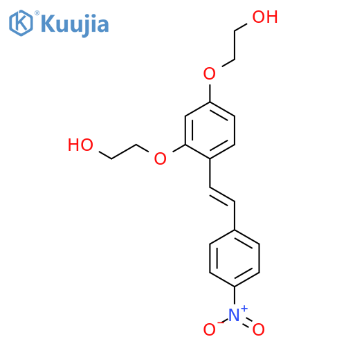 ETHANOL, 2,2'-[[4-[2-(4-NITROPHENYL)ETHENYL]-1,3-PHENYLENE]BIS(OXY)]BIS- structure