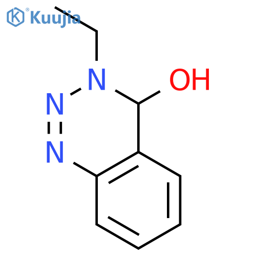 (3-ethyl-3,4-dihydro-1,2,3-benzotriazin-4-ol ) structure