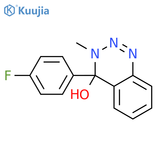 4-(4-Fluorophenyl)-3-methyl-3,4-dihydro-1,2,3-benzotriazin-4-ol structure
