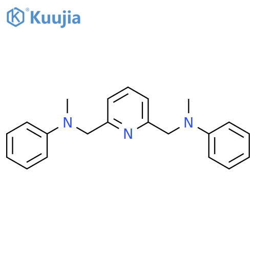 2,6-Pyridinedimethanamine, N,N'-dimethyl-N,N'-diphenyl- structure