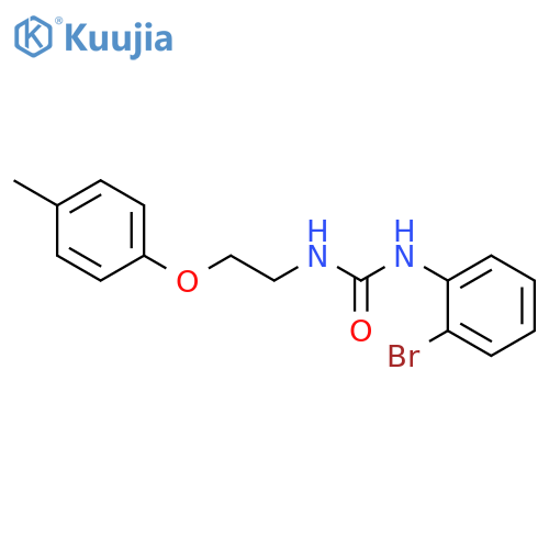 UREA, N-(2-BROMOPHENYL)-N'-[2-(4-METHYLPHENOXY)ETHYL]- structure
