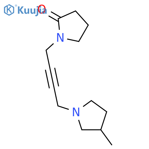 2-PYRROLIDINONE, 1-[4-(3-METHYL-1-PYRROLIDINYL)-2-BUTYNYL]- structure