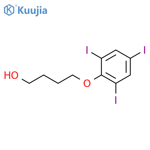 1-BUTANOL, 4-(2,4,6-TRIIODOPHENOXY)- structure