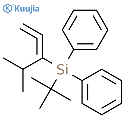 SILANE, (1,1-DIMETHYLETHYL)[1-(1-METHYLETHYL)-1,2-PROPADIENYL]DIPHENYL- structure