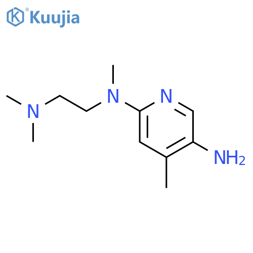 2,5-Pyridinediamine, N2-[2-(dimethylamino)ethyl]-N2,4-dimethyl- structure