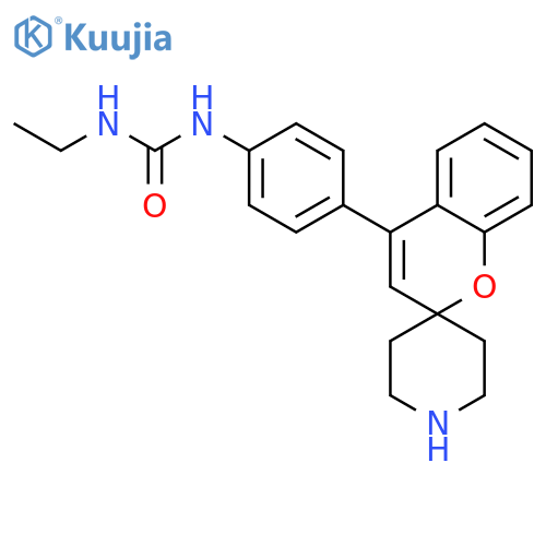 Urea, N-ethyl-N'-(4-spiro[2H-1-benzopyran-2,4'-piperidin]-4-ylphenyl)- structure
