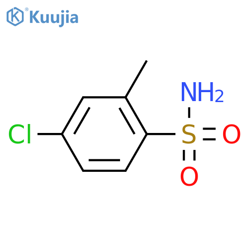 4-chloro-2-methylbenzene-1-sulfonamide structure