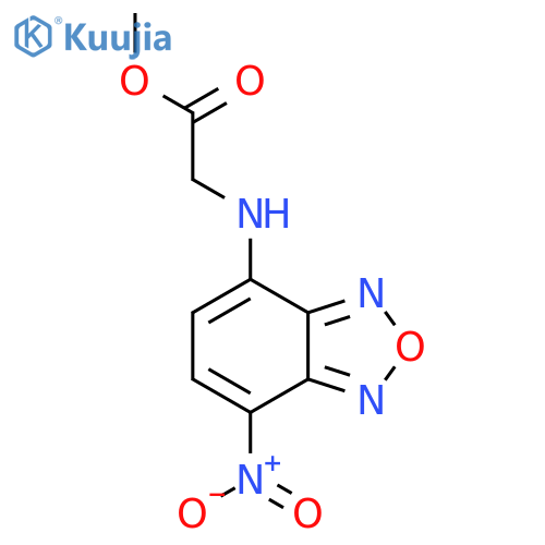 methyl 2-(7-nitro-2,1,3-benzoxadiazol-4-yl)aminoacetate structure