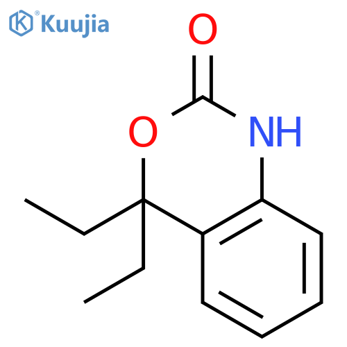 2H-3,1-Benzoxazin-2-one, 4,4-diethyl-1,4-dihydro- structure