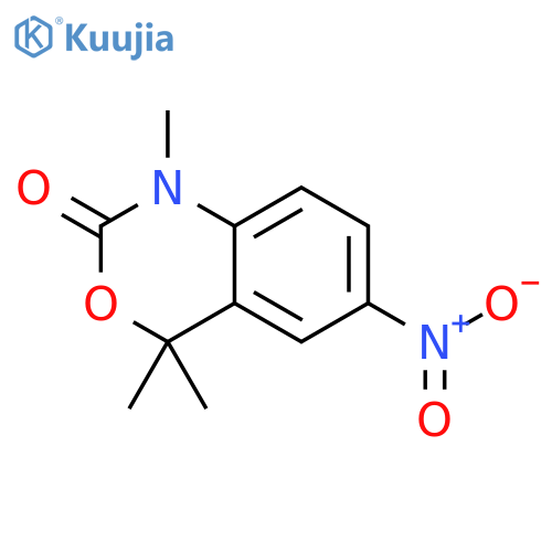 2H-3,1-Benzoxazin-2-one, 1,4-dihydro-1,4,4-trimethyl-6-nitro- structure