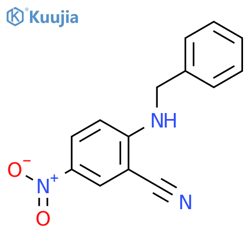 2-(Benzylamino)-5-nitrobenzonitrile structure