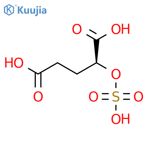 Pentanedioic acid, 2-(sulfooxy)-, (2S)- structure