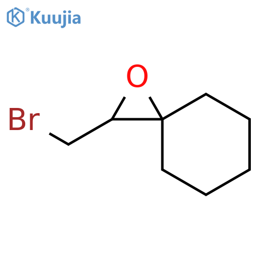 1-OXASPIRO[2.5]OCTANE, 2-(BROMOMETHYL)- structure