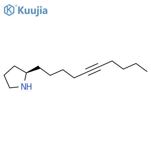 PYRROLIDINE, 2-(5-DECYNYL)-, (2R)- structure