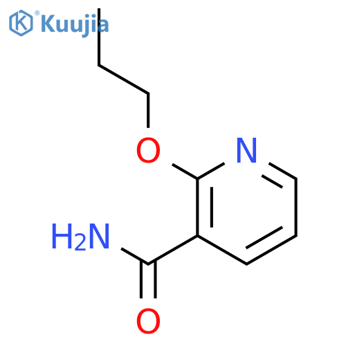 3-PYRIDINECARBOXAMIDE, 2-PROPOXY- structure