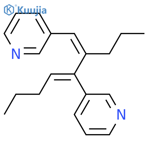 PYRIDINE, 3-[(1E,3Z)-2-PROPYL-3-(3-PYRIDINYL)-1,3-HEPTADIENYL]- structure