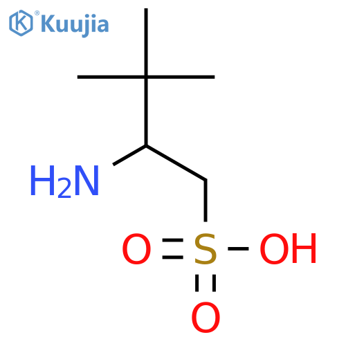 1-Butanesulfonic acid, 2-amino-3,3-dimethyl- structure