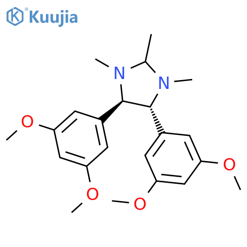 IMIDAZOLIDINE, 4,5-BIS(3,5-DIMETHOXYPHENYL)-1,2,3-TRIMETHYL-, (4R,5R)- structure