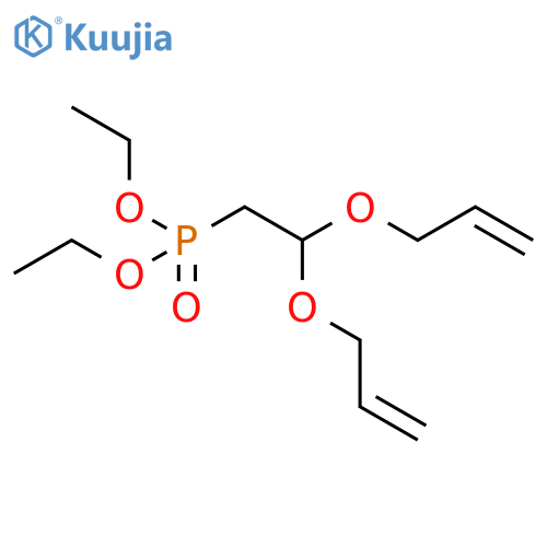 PHOSPHONIC ACID, [2,2-BIS(2-PROPENYLOXY)ETHYL]-, DIETHYL ESTER structure