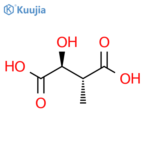 (2S,3R)-2-hydroxy-3-methylbutanedioic acid structure